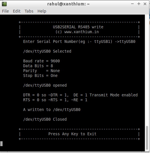 Linux 系统上的 RS485 编程